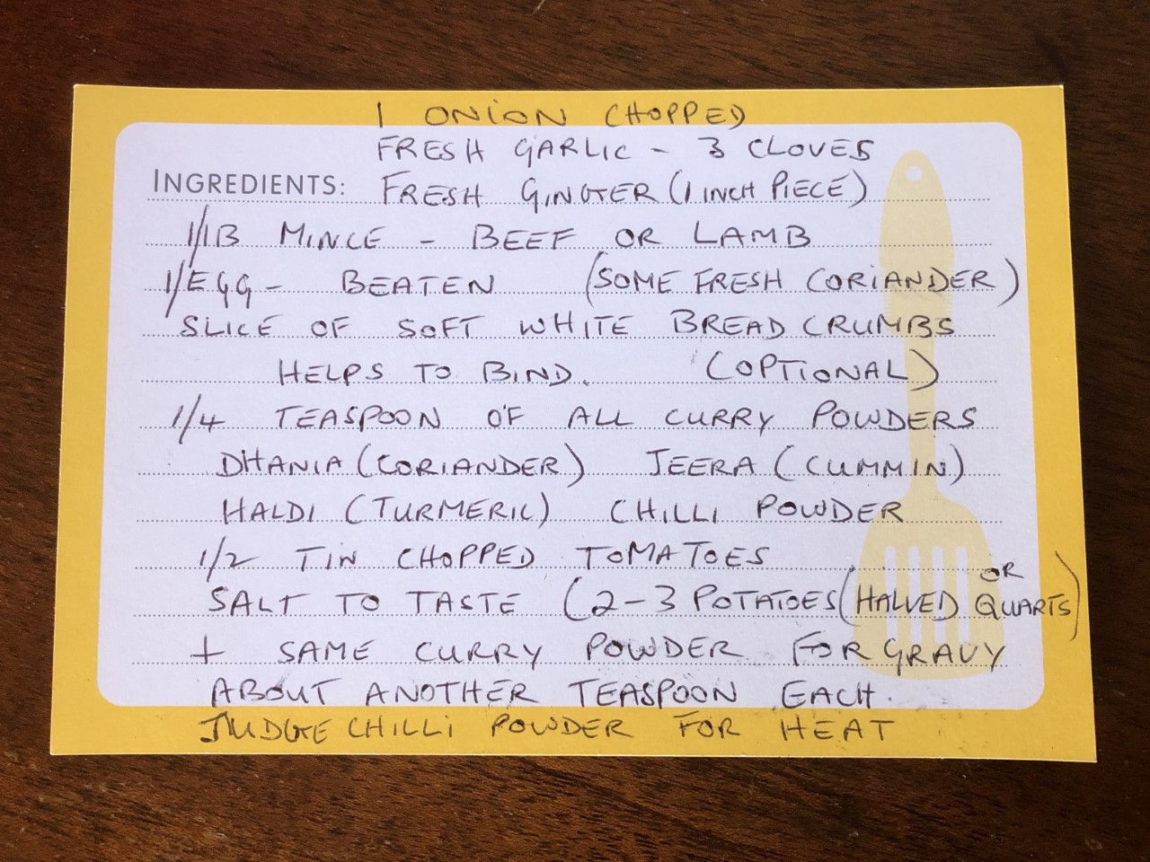 Kofta Curry Recipe Mums 1